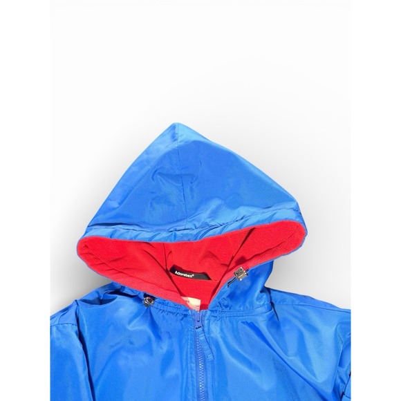 Adoretex Parka Jacket Adult 2XL  Zip Nylon Blue Fleece Lined Water Resistant - Picture 4 of 7